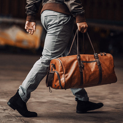 Stylish weekender at the airport